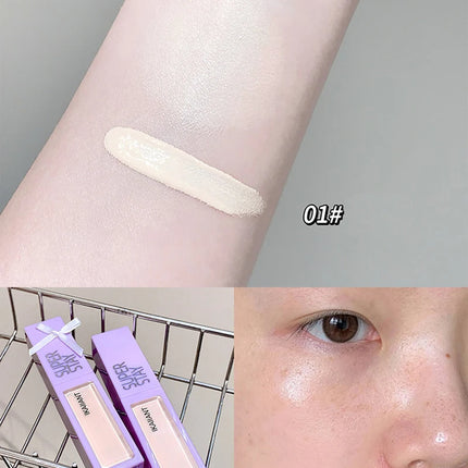 Color Correction Liquid Concealer White Foundation Makeup Base Face Brighten Cover Up Dark Circles Waterproof Concealer Stick