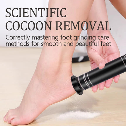 Electric foot grinder Electric callus remover Speed controller foot file pedicure tool with 60 replacement sandpaper discs for