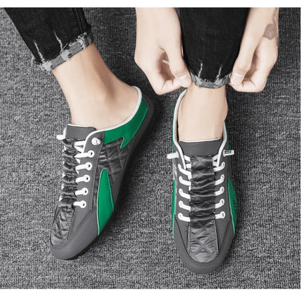 2025 Summer Slippers for Men Trendy Men's Flat Bottom Casual Shoes Soft Sole Support Shoes Men's Sneakers Zapatos De Hombre