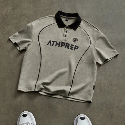 The new men's short-sleeved POLO shirt for summer 2025 is casual fashionable and soft with 3D letter pattern printing