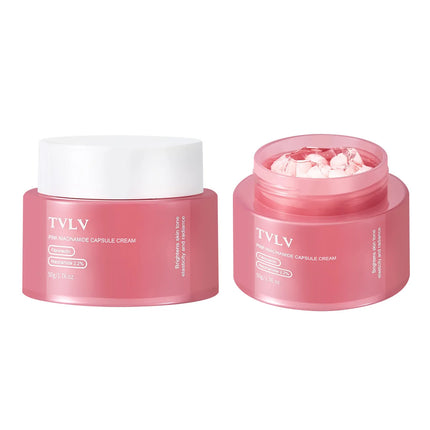 Pink Niacinamide Capsule Cream Moisturizing, Brightening, Delicate and Moisturizing Facial lotion Cream