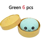 green 6 pcs