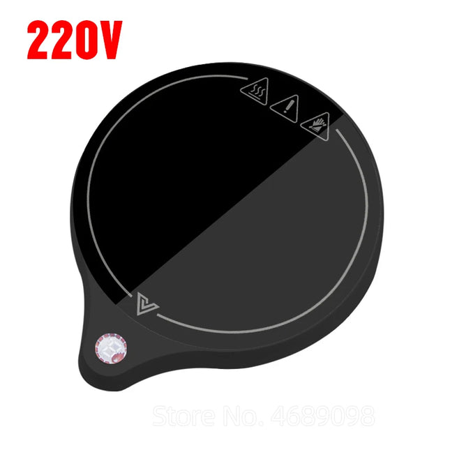 110V/220V Cup Heater Mug Warmer 100°C Hot Tea Makers Warmer Coaster 5 Gear Temperature Cup Heaters Coffee Milk Tea Heating Pad
