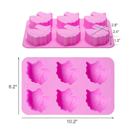 Food Grade Unicorn Silicone Molds Jelly Silicone Unicorn Head Molds for Chocolate Candy Cake Cupcake Soap Ice Cube Tray