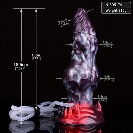 NNSX Huge Knot Squirting Horse Dildo Silicone Water Spray Anal Plug Anus Dilator Vagina Feamel Masturbator Penis for Woman