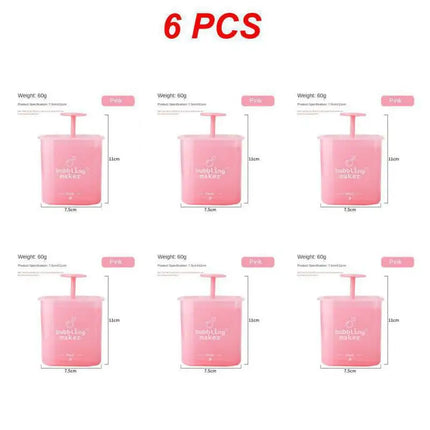 2/4/6PCS Face Wash Soap Bubble Cup Rapid Foaming Makeup Remover Deep Cleansing Balm Beauty Health Face Care Shampoo Foam Maker