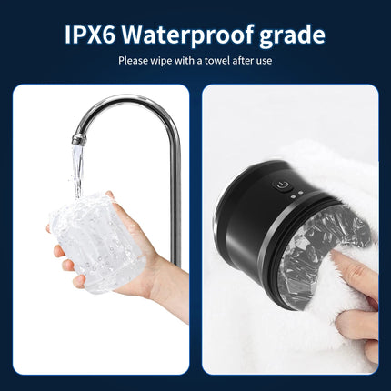 Sex Toys for Men Automatic Male Masturbator Cup with 9 Frequency Vibration Penis Trainer Oral Vaginal Pocket Pussy Adult Goods