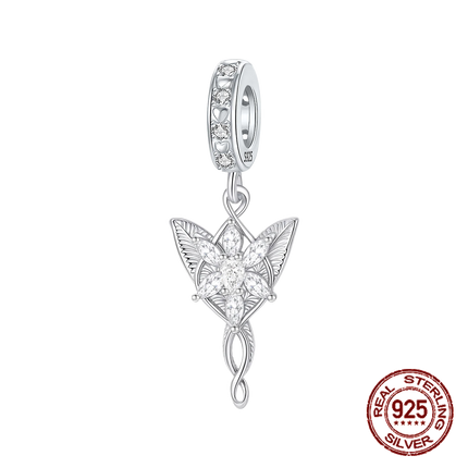 Hot Sale Charms Beads 925 Sterling Silver Solid Color Letter Family Forever Tree of Life Zircon Beads Fit DIY Bracelets Jewelry