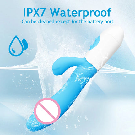 Vibrator Dildo for Women G-Spot Vibrator Clitoral Stimulator Vibrating Wand 10 Mode Rabbit Vibrators Adult Sex Toy for Men Women