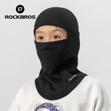 ROCKBROS Ski Mask Outdoor Windproof Full Face Cover UV Protector Breathable Scarf Face Mask Equipment Skiing Cap for Children