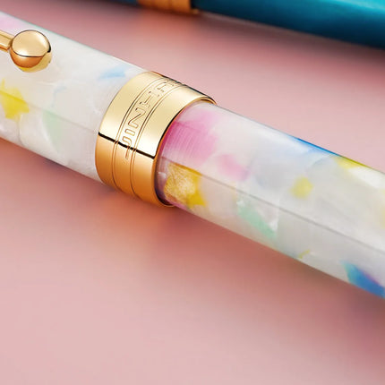 JINHAO 100 Acrylic Fountain Pen Beautiful Green Gift Pen EF/F/M with Converter Writing Office School Supplies Stationery