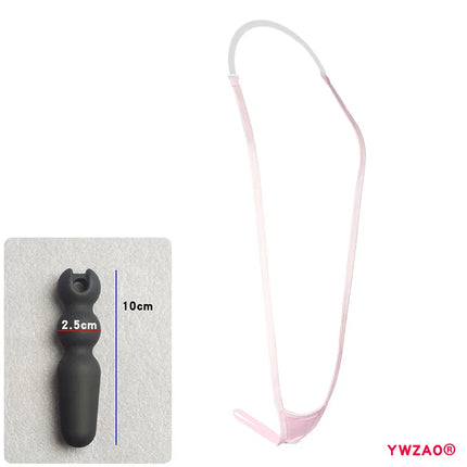 YWZAO Hanging Neck Underwear Adult Plug Anal Fisting Toys Butt Dildo Thongs Lingerie Anus Ass Panties Men's Briefs Sexy Gay