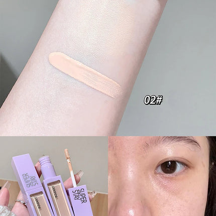 Color Correction Liquid Concealer White Foundation Makeup Base Face Brighten Cover Up Dark Circles Waterproof Concealer Stick