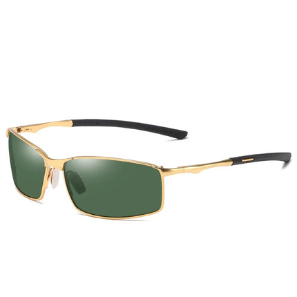 Anti-Glare Square Myopia Sunglasses Men Polarized Fashion Metal Driving Prescription Sun Glasses For Male 0 -0.5 -0.75 To -6.0