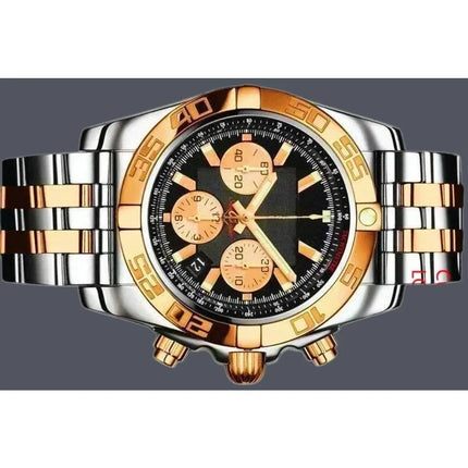 2026A111.44mm high-quality men's luxury quartz movement watch, chronograph, date watch, stainless steel men's watch