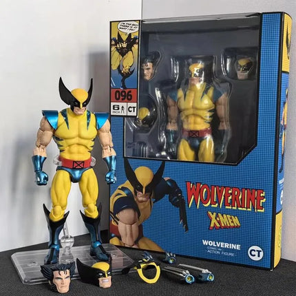 In Stock CT Toys Mafex 96 Wolverine Figure Brown Comic X-Men Action Figure Mafex 138 Shf Anime Figurine Ko Model Toy Kids Gifts
