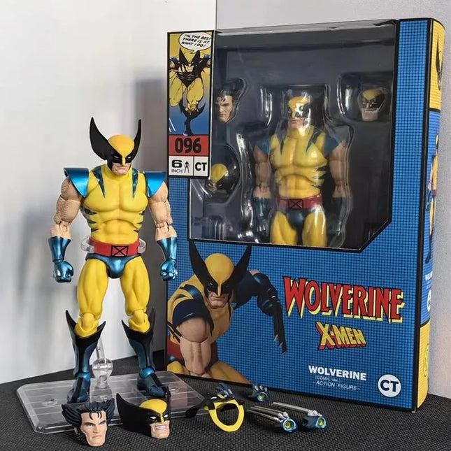In Stock CT Toys Mafex 96 Wolverine Figure Brown Comic X-Men Action Figure Mafex 138 Shf Anime Figurine Ko Model Toy Kids Gifts