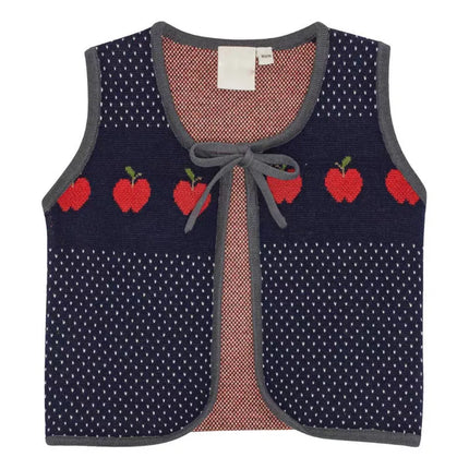 2025 Autumn Winter Kids Sweaters Baby Knit Cardigan Jacket Vest Strawberry Girls Princess Dress Long Sleeve Tee Shirt Pant Cloth