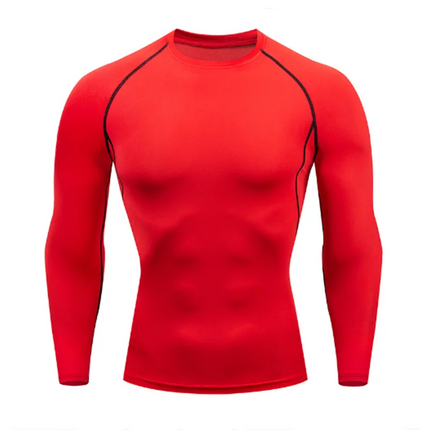 2026 Men Running T shirt Quick Dry Bodybuilding Sport Shirt Long Sleeve Compression Top Fitness Tight Rashgard Gym T-Shirt Men