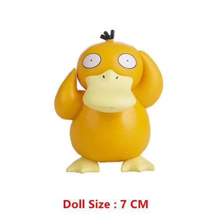 4-13Cm Pokemon Anime Figure Charizard Mewtwo Pikachu  Mew Psyduck Collection Pokemon Action Toys Model Birthday Gifts
