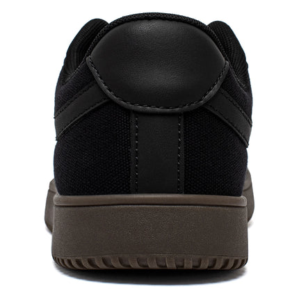 HOBIBEAR Wide Toe Sneakers Unisex Walking Shoes Lace Up fabric Non Slip Casual Sneaker
