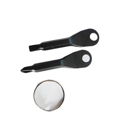 New Portable Screwdriver Outdoor EDC Key Chain Portable Multifunctional Flat Head Screwdriver Cross Key Ring Wholesale