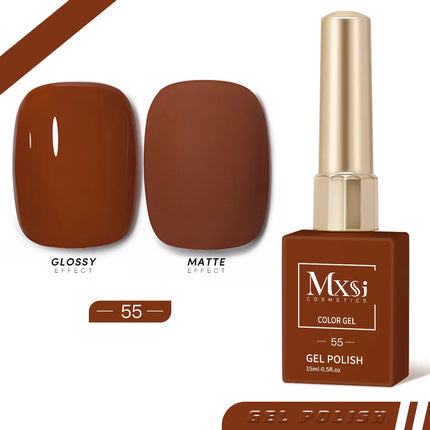 Mxsi Nails Polish 60 Colors Semi Permanent Nail Polish 15ml UV Lamp Nail Polish Hybrid Nail Art Salon Varnish Not Set