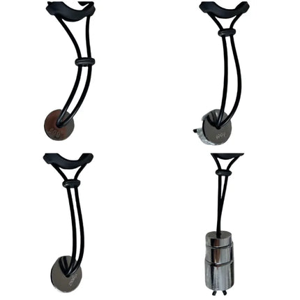 Steel Cylinder Cock Weight  Adjustable Silicone CockRing for Effective Stretched Penis Weight Training Pendant Stretcher For Men
