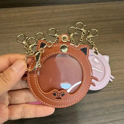 New Kawaii Cat shape Ita Bag Pins Badge Protector Case for 58mm Anime Badges Decoration Bag Accessories Pin Case birthday gift