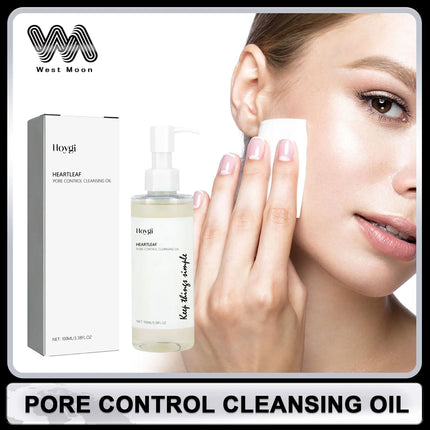 Cleansing Oil Blackhead Remover Acnes Shrink Pores Deep Cleanser Oil Control Gentle Exfoliation Soften Skin Makeup Removal Oil ﻿
