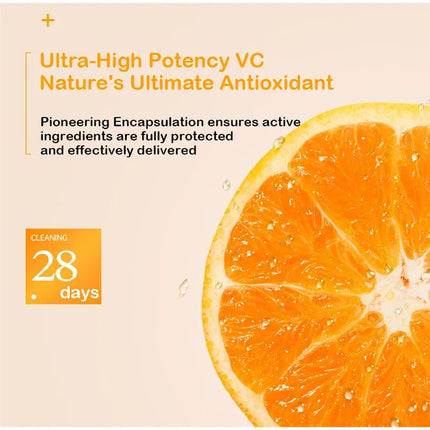 Orange Enzyme Exfoliating Gel Gentle Clean Pore Exfoliator Mild Remove Dead Skin Smooth Texture Hydrate Brighten Vitamin C Cream