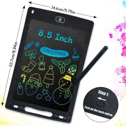 8.5 inch Electronic Writing Board Drawing Tablet LCD Screen Handwriting Pad Writing Digital Graphic Toys for kids Christmas gift