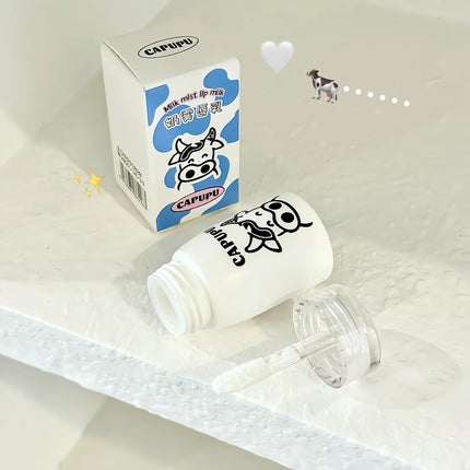 Natural Milk Flavor Moisturizing Lip Balm Cream Transparent Jelly Lipstick Lips Plumper Autumn and Winter Lips Care Serum Primer