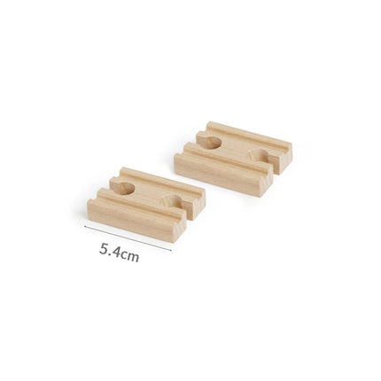 Wooden Track Accessories Beech Wood Railway Train Track Bridge Connector Toys Fit Thomas Wooden Train For Children Birthday Gift