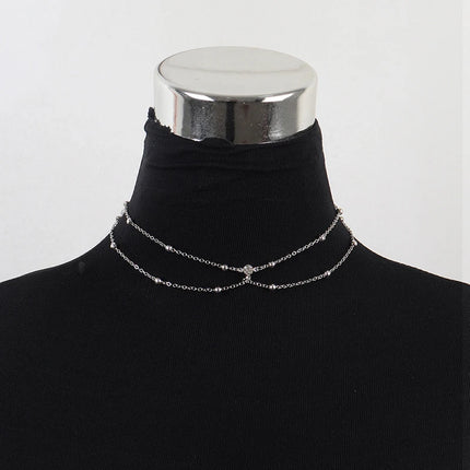 Metal Body Bust Chain Jewelry For Women Sexy Bikini Ladies Breast Crystal Breast Chain Necklace Decoration Summer Body Jewelry