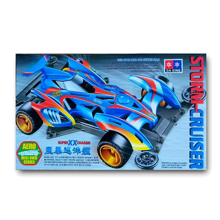 Spider king mini four-wheel drive car, 1/32 scale super assembly model car, classic spider racing toy collection & gift.