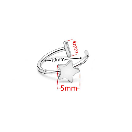 1Pc Stainless Steel Fake C Clip Lip Ring labret piercing  Earring Fake Nose Piercing Women Body Jewelry Non-Pierced