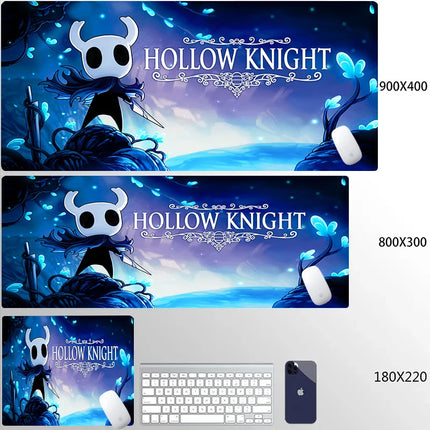 Large Hollow Knight PC Gaming Accessories Mouse Pad Office Laptop Cartoon Game Cabinet Mousepad Anime Cute HD Table Mat Carpet