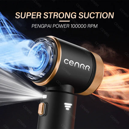 CENRR New Car Vacuum Cleaner Mini 998000PA Cordless Portable Powerful for Home Handheld Blower Car Cleaner Car Vacuum Cleaner