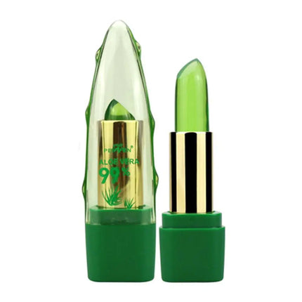 Aloe Vera Lip Balm - Temperature Activated Color Change | Hydrating Plant-Based Formula | Jelly Gloss