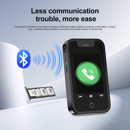 SERVO BM16 PRO Mini Mobile Phone 2.4" Touch Display Bluetooth Call Dual SIM Recorder Flashlight 2G GSM Portable Tiny Cellphones