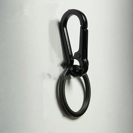 6Pcs Metal Carabiner Clip Keychain Multi-Function Hook Key Ring Holder Organizer for Car Keys Daily Use