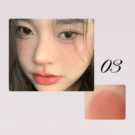 Face Liquid Blusher Smooth Cheek Eye Mousse Blush Matte Glitter Highlighter Stick Rouge Waterproof Contour Makeup