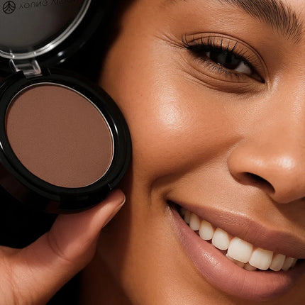 Professional Matte Contour Powder Palette - Long-Lasting Bronzer & Highlighter Makeup Kit for 3D Face Shaping,