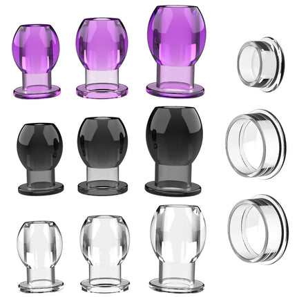 Hollow Butt Plug SM Enema Speculum Anal Trainer Anus Expander Anal Dilator Anus Cleaning BDSM Toys Buttplug Sex Toys For Women