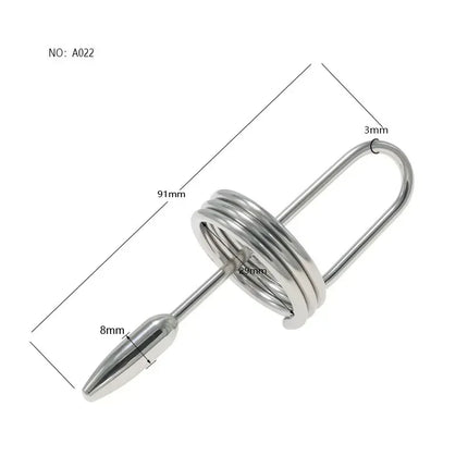Massage Wand Urethral Sound Dilators Stimulation Catheter Beads  Penis Plug Insert Male Masturbator Horse Eye Sticks BDSM Penis