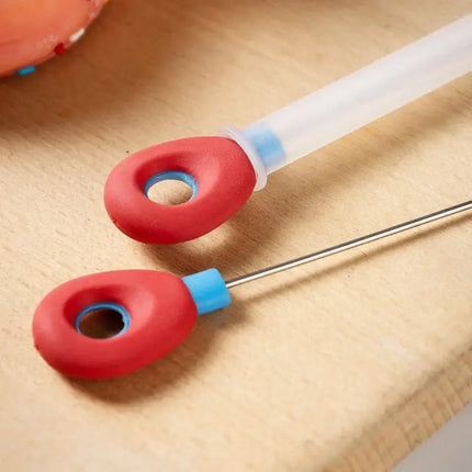 [S]Reusable Cake Tester Probe With Non Slip Silicone Handle For Home Baking Doneness Check