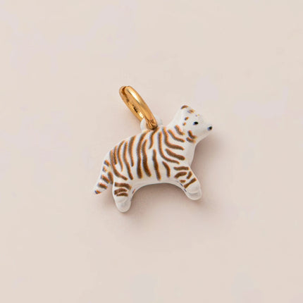 Simple style cute small animal series pendant fox stainless steel accessories gold plated