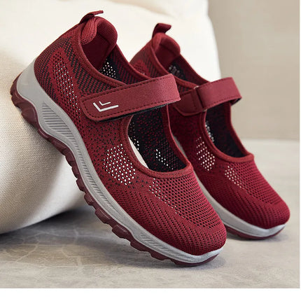 Women Shoes Breathable Vulcanized Shoes White ZapaWomen Sneakers Fashion Breathable Mesh Casual Walking Shoes Women Work Shoes