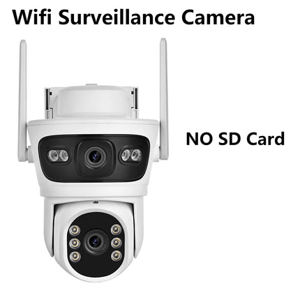 BERRY IOT 6MP 2K Outdoor Solar WIFI Surveillance Camera HD Dual Lens CCTV Two-way Voice Intercom Wireless Network Camera ICSEE